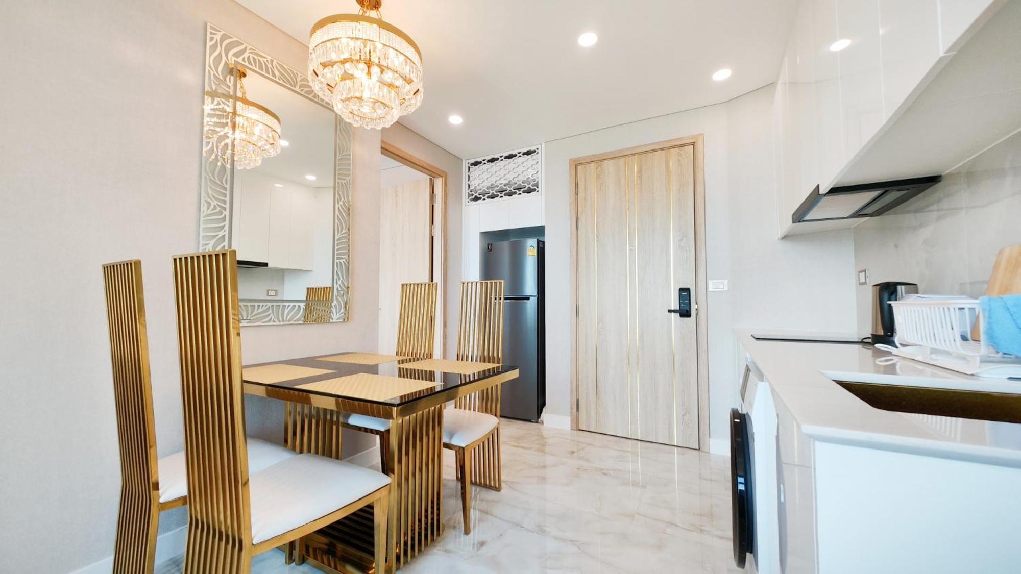 The Astra Sky River Apartment Pantai Jomtien Bagian luar foto